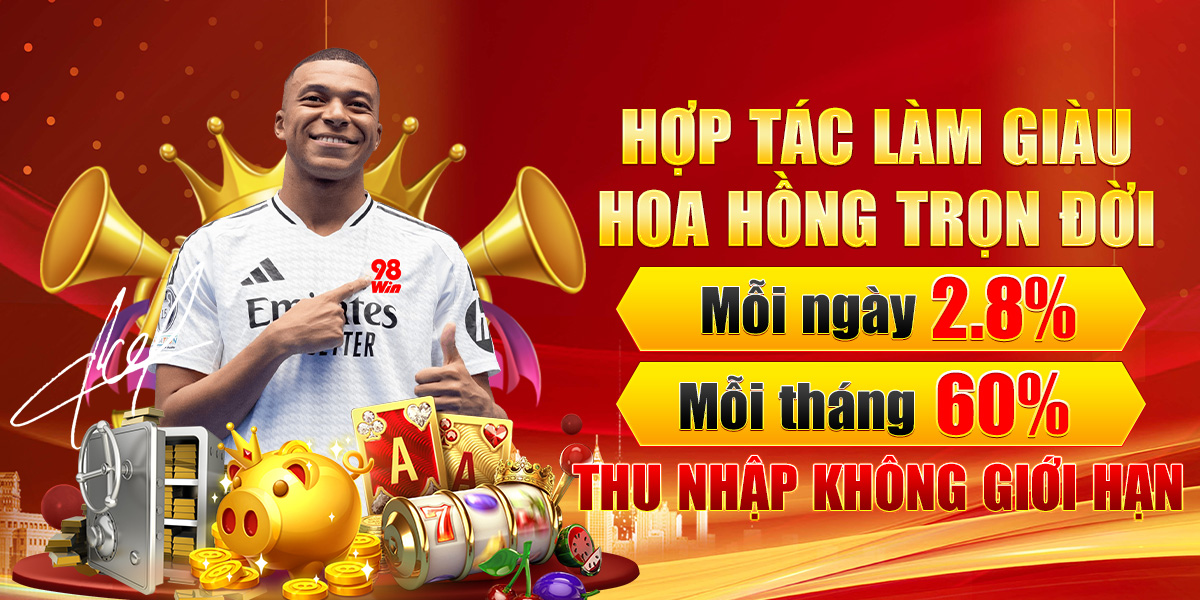 Đại lý 98win hợp tác trọn đời